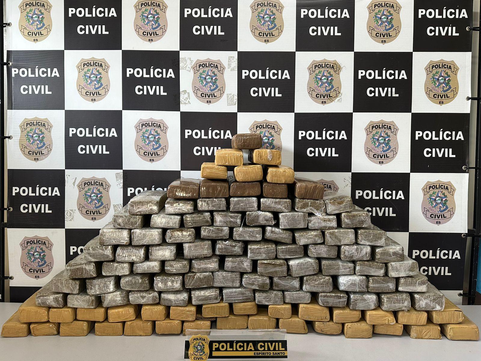 Denarc apreende 100 quilos de maconha