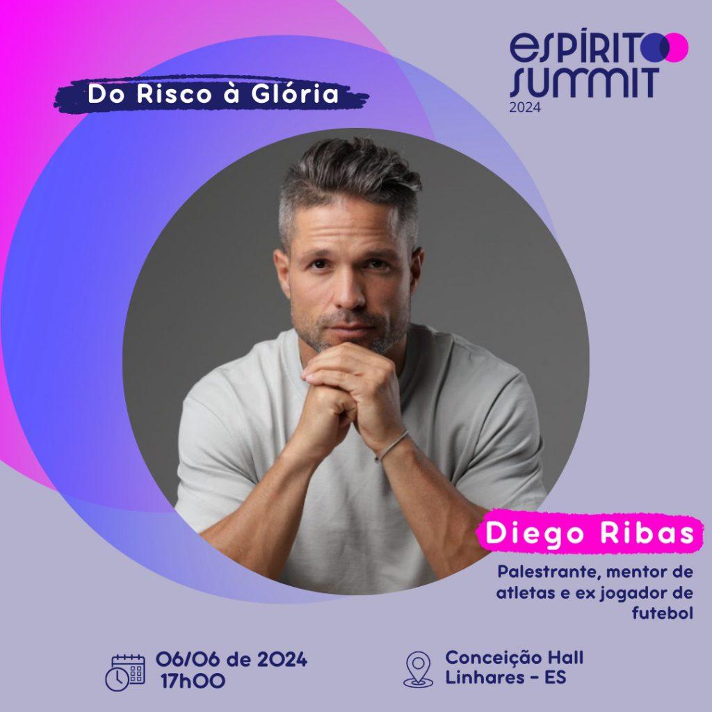 Espírito Summit 2024: Diego Ribas tem presença confirmada.