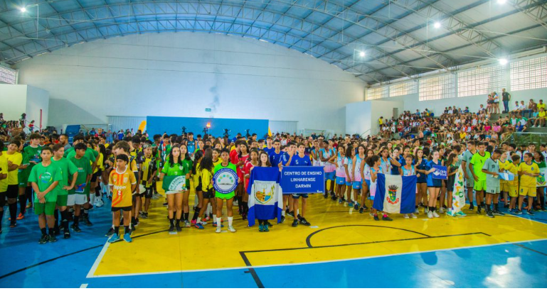 Jogos Escolares : etapa regional acontece em Linhares com abertura na segunda-feira