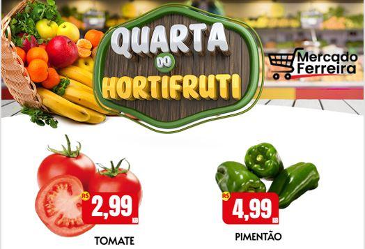 Mercado Ferreira: Novidades nessa quarta do Hortifruti.