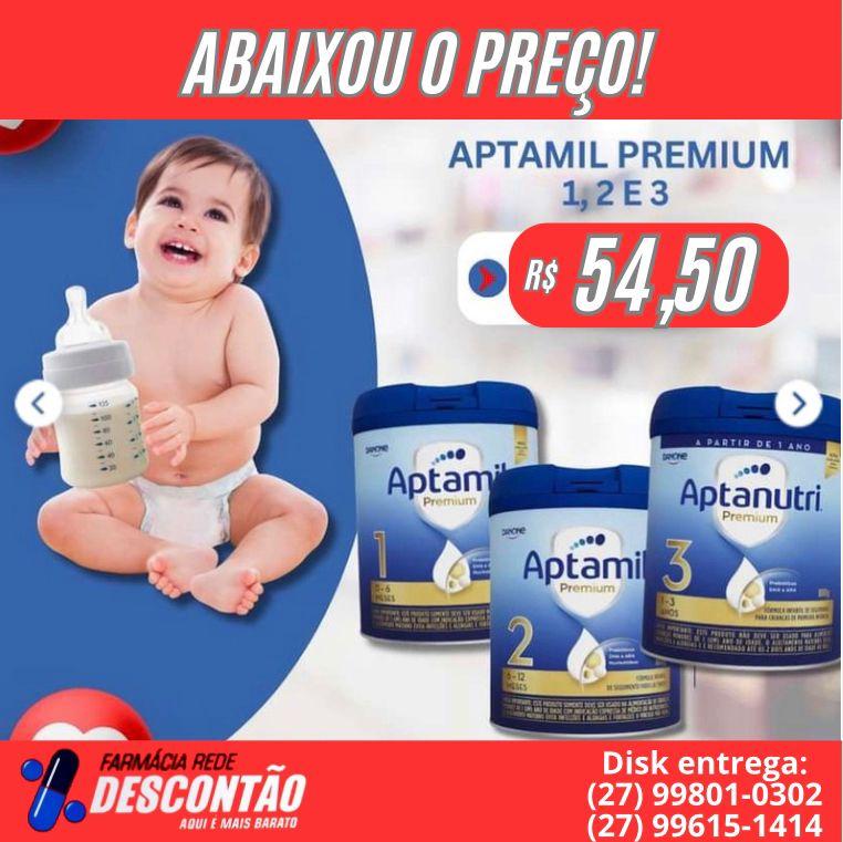 Rede Descontão: promoção do leite Aptamil.